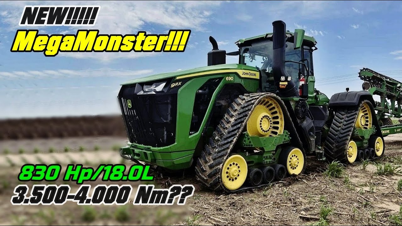 830 Hp John Deere 9RX 830 coming among the Deere 9RX 690/iT WILL BE WORLD'S  LARGEST TRACTOR !!! 2024 
