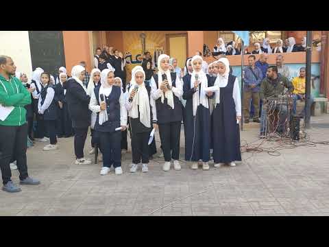 وقالوا ايه علينا دولا و قالوا ايه أداء كورال النشاط الديني