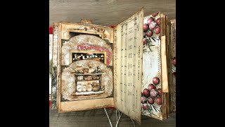 Yummy Christmas Patisserie Journal | Part 6 | Adding SIMPLE Kit Ephemera for Beginners