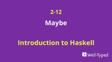 02-12 Maybe (Introduction to Haskell)