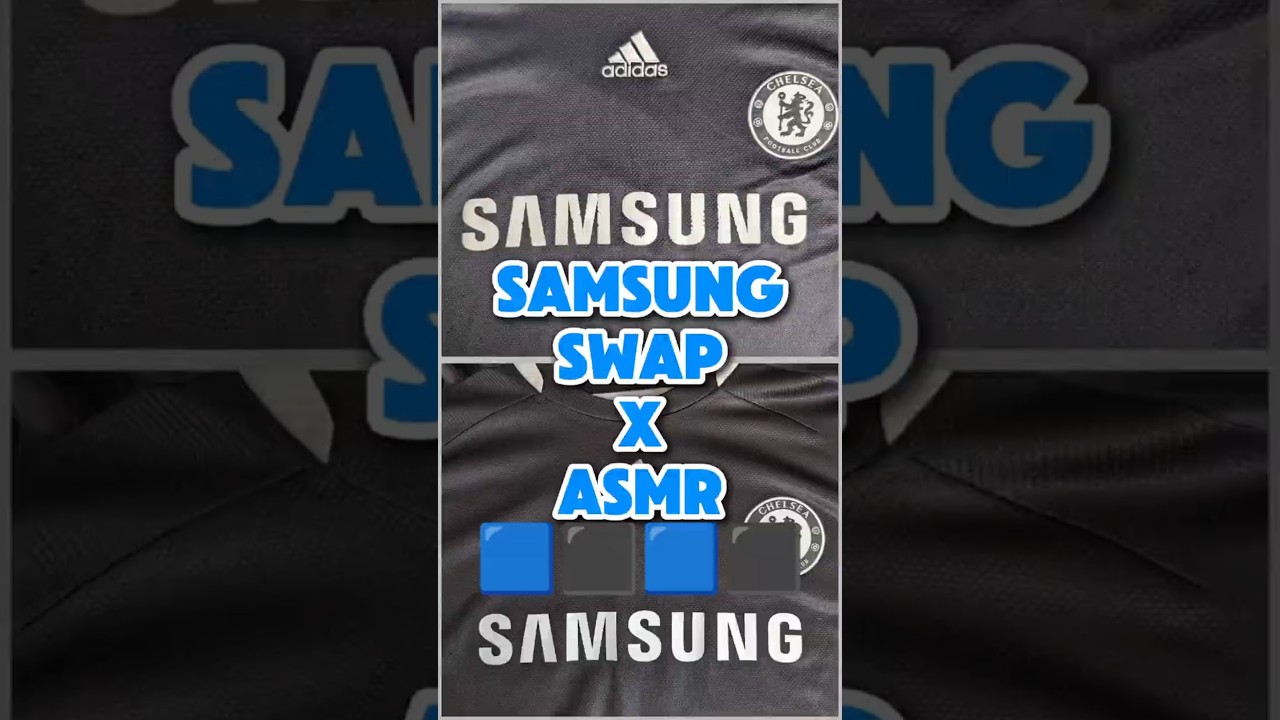 Damaged Sponsor Removal ASMR - Chelsea Shirt Restoration 