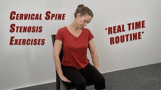 EXERCISES for Stenosis in the Cervical Spine | Neck Pain and Arm Symptom Relief