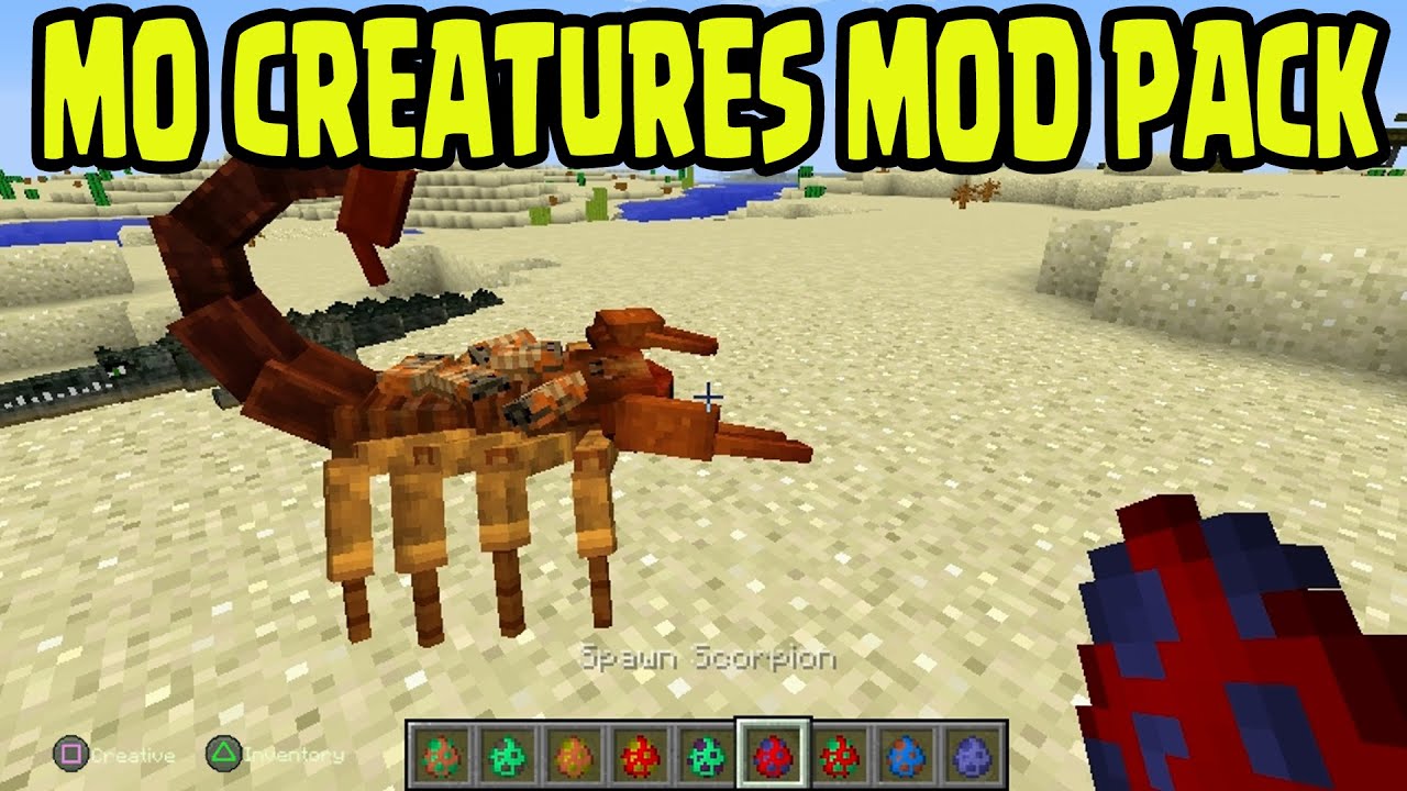 Minecraft Ps3 Ps4 Xbox360 Wii U Mo Creatures Mod Pack Gameplay Concept Youtube