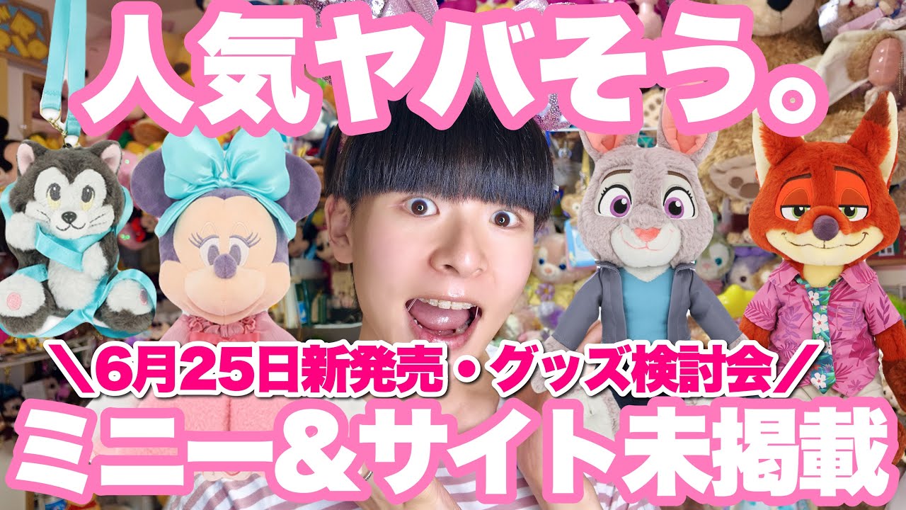 6/25 Release] The New Minnie & Figaro & Unlisted Zootopia Goods