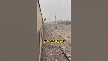 Old signal system indian Railway semaphore signal system #viral #india #indianrailways #safar #rail