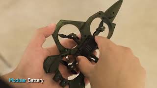 K500MAX RC Stunt Drone in Action | Throw Start, 360° Flips, Altitude Hold, RGB Lights