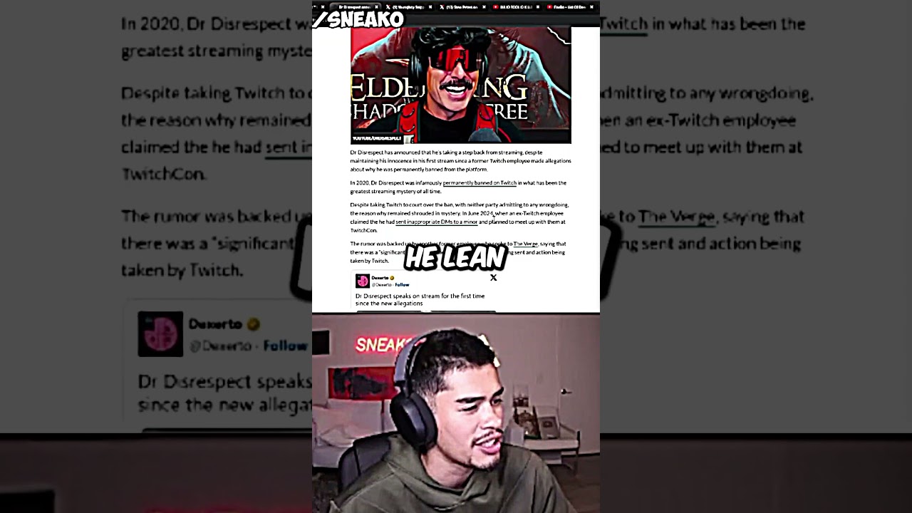 Sn3@k0 talks about the Dr. Disrespect situation