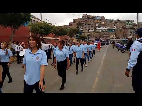 Comas: Desfile de personal de Serenazgo Municipal con motivo del Día del Sereno Municipal