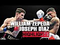 William zepeda vs joseph diaz  highlights  zepedadiaz williamzepeda jojodiaz