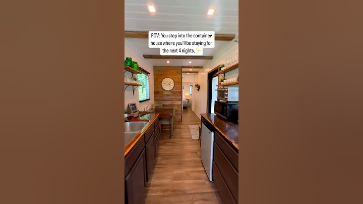 Luxury Container Home #40ft #containerhouse #airbnb #shippingcontainerhouse #design #tinyhome #house