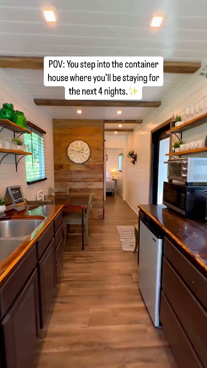 Luxury Container Home #40ft #containerhouse #airbnb #shippingcontainerhouse #design #tinyhome #house