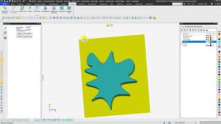 SurfMill10 . Модуль 2.5D Скульптор. Геометрия. По направляющей