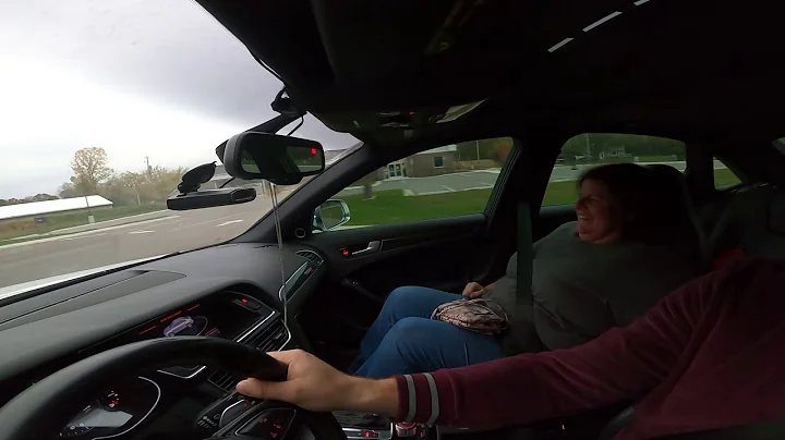 Got my girlfriends mom in the Audi S4 for a Launch Reaction