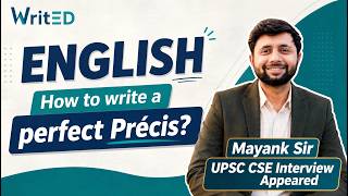 Master Précis Writing | Rules, Structure &amp; Exam Tips by Mayank Sir