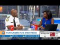 Chief Saunders says several of the long weekend shootings were targeted