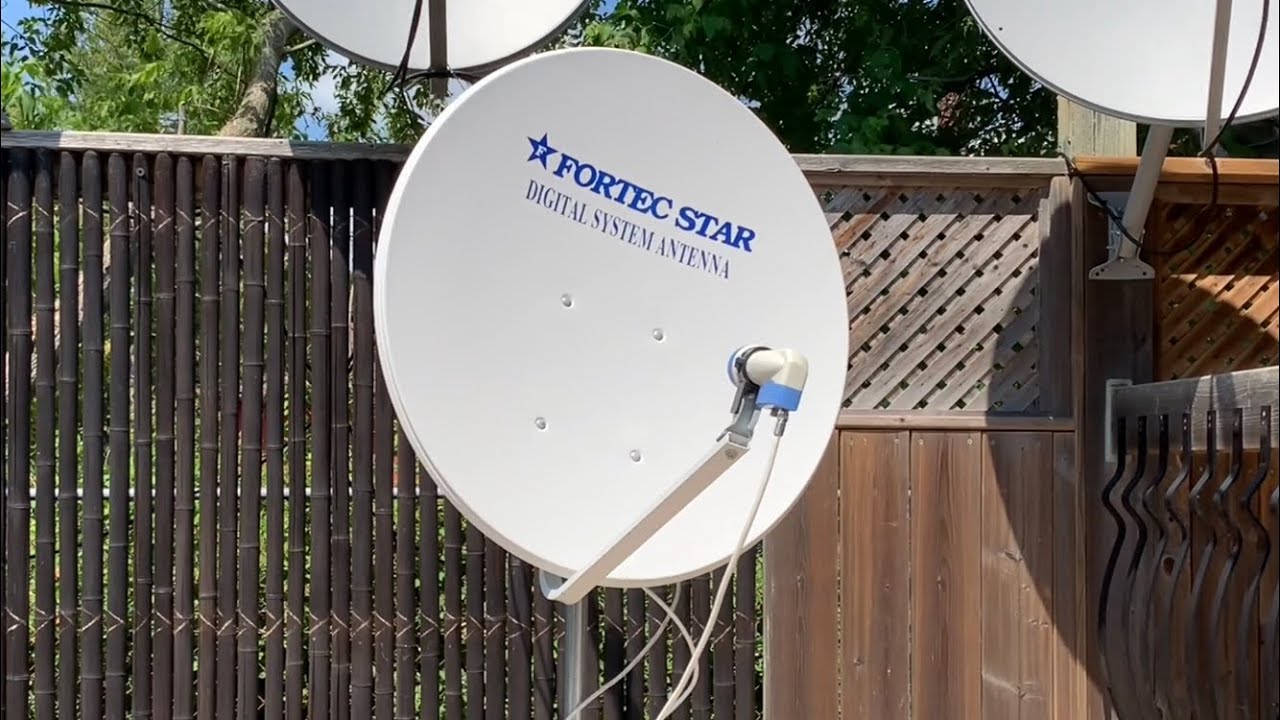 Motorized kU Band satellite dish moving 8X speed 