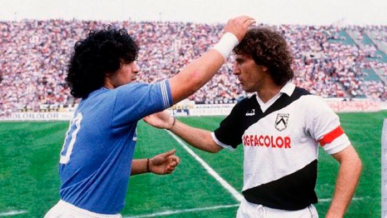 El Show de Diego Maradona ante el Udinese de Zico (1985)