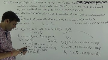 4.11 Electrostatic Boundary Condition based Problem part-3 | Electrostatic | Electromagnetic Theory