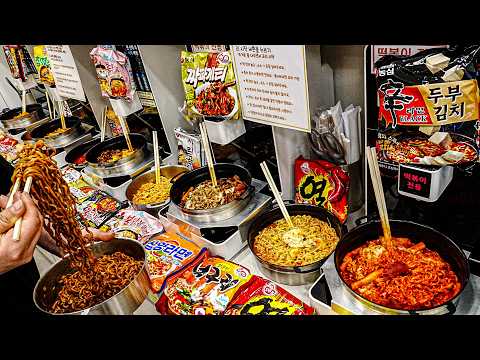 Amazing Ramen Machine! Popular Korean Street Food Master