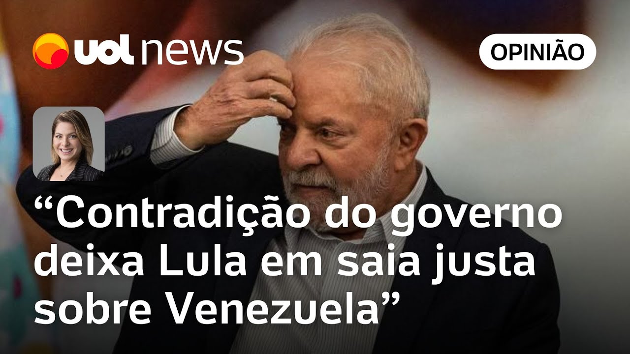 Contradição do governo federal sobre a Venezuela deixa Lula em 'saia justa' | Dani Lima