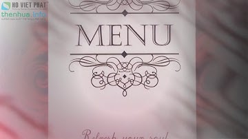 LÀM THỰC ĐƠN MENU NHỰA CHO NHÀ HÀNG - QUÁN ĂN - CAFÉ - GIẢI KHÁT