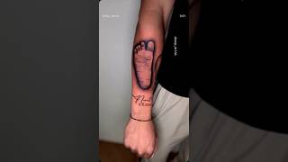Footprint tattoo #footprints #tattoo #daughter