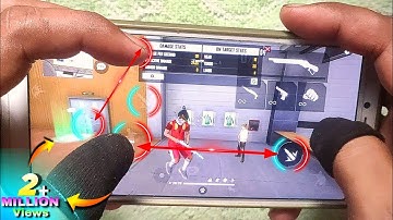 3 Finger Custom Hud Tutorial ⚙️🎯 || 3 Finger Setting Free Fire