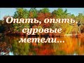 Опять, опять, суровые метели…