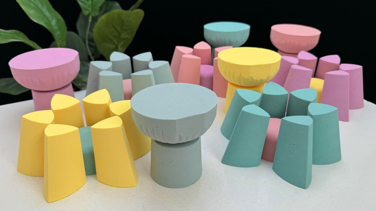 ASMR baking soda | New shapes 