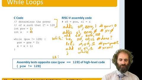 DDCA Ch6 - Part 9: RISC-V Conditional Statements