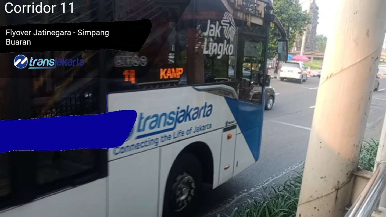 BMP bus on corridor 11 🤔?. Trip Transjakarta Corridor 11 Flyover Jatinegara - Simpang Buaran