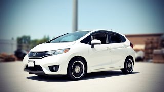 WELLvisors side window deflector vent visor Installation Video HONDA FIT 2015 AERODYN series