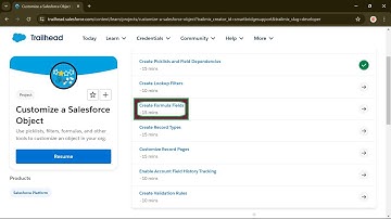 Create Formula Fields || Customize a Salesforce Object || Salesforce Virtual Internship 2024