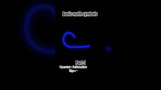 Animating basic math symbols #part1 |#shortsvideo #animation #plzgoviral #fyp