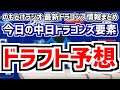 ドラフト直前SP! のもとけラジオ/今日の中日ドラゴンズ要素 ドラフト最終予想 一本釣り?競合?金丸夢斗らドラフト1位は…井上監督がスカウト会議について言及、フェニックスリーグ 福田幸之介 尾田剛樹ら