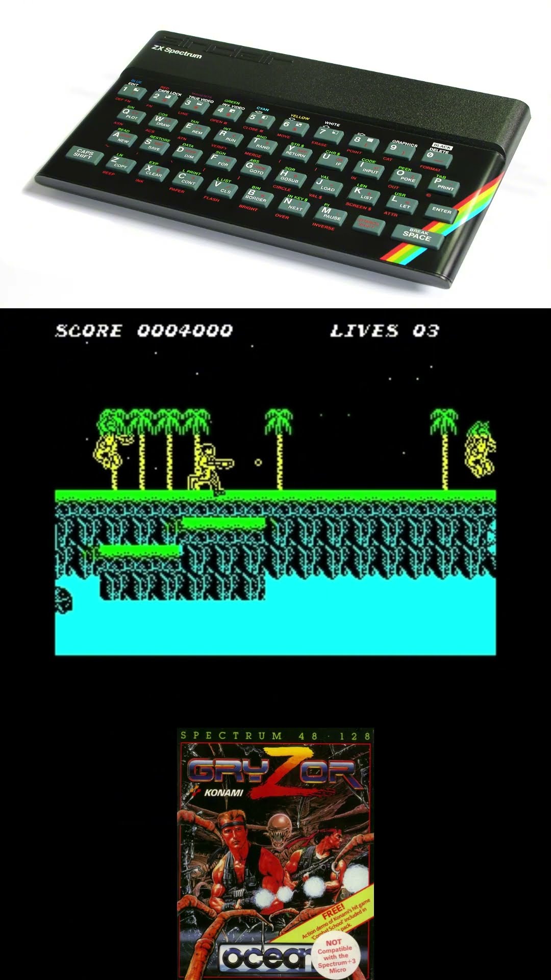 Contra (Gryzor) (1987) 🔫 ZX Spectrum | O clássico de ação da