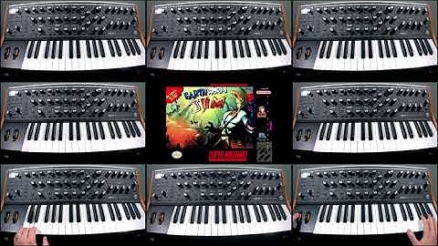 Earthworm Jim - New Junk City on Moog Sub 37