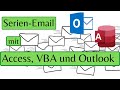 Serienemail mit access vba und outlook versenden