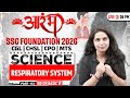 SSC Foundation Science Class 2026 | Respiratory System | SSC CGL, CHSL, CPO, MTS | By Muskan Mam