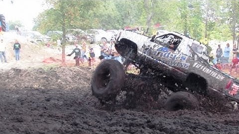Big Chevy Truck Powers Through Mud At Kleinschmidt Mud Bog