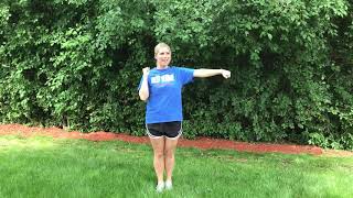 NHS Tryout Cheer Front View