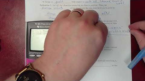 2. Tangent and Velocity Problems (Part 1)