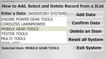 How to Create Inventory Recording System in Java Eclipse