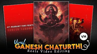 Trending Ganesh Chaturthi Video Editing 2025 | Ganpati Bappa Viral Edit Vn App screenshot 1