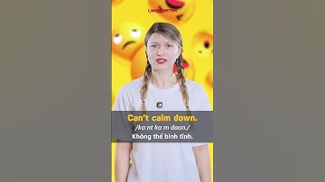 Cụm từ tiếng Anh diễn tả sự lo lắng | 01 phút tiếng Anh mỗi ngày  #shorts