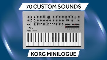 KORG MINILOGUE ♫ 70 Custom Sounds ► Modularity Sound Bank