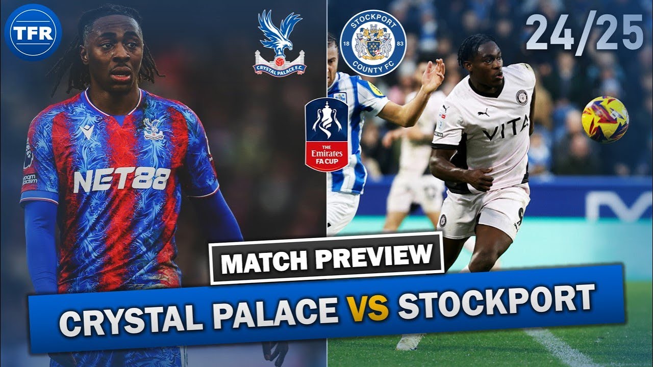 PALACE AWAY! INJURY CRISIS CONTINUES! Crystal Palace vs Stockport ...