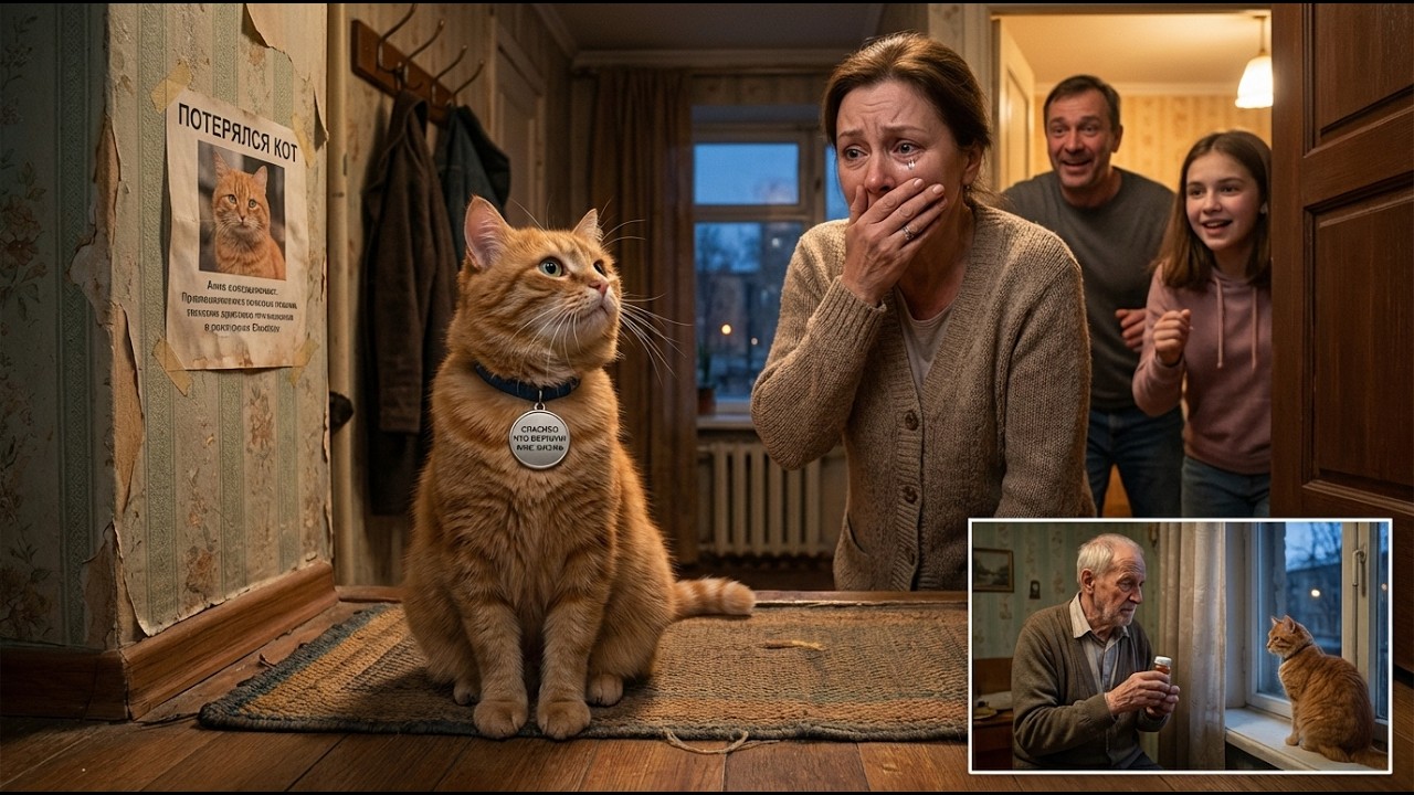 Кот сбежал из дома и вернулся через два года. То, ЧТО было надето на его ошейнике — шокировало