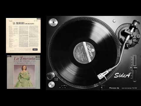 Verdi,Joan Sutherland, Pritchard ‎– La Traviata / Highlights SideA【Vinyl LP】