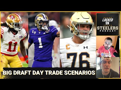Steelers Draft Day Trade Options: Big Move Chance for Brandon Aiyuk, Rome Odunze | Mock Draft Monday
